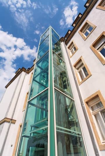 ascenseur extérieur